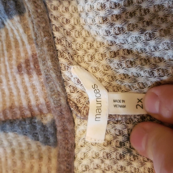 EUC Maurices Campbell Cardigan Size 2X - Picture 2 of 2